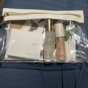 Lilah B. Makeup Set in Clear Pouch